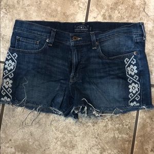 Lucky brand the cut off jean shorts